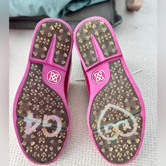 Women's White and Pink Golf Shoes - Picture 6 of 9